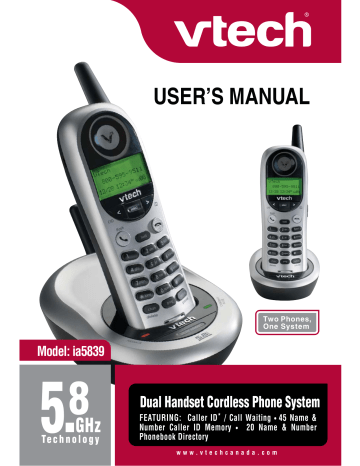 Vtech Ls64253 Landline Phone User Manual