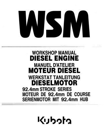 Kubota D1403-B, D1703-B, F2803-B, V1903-B, V2203-B Workshop Manual | Manualzz