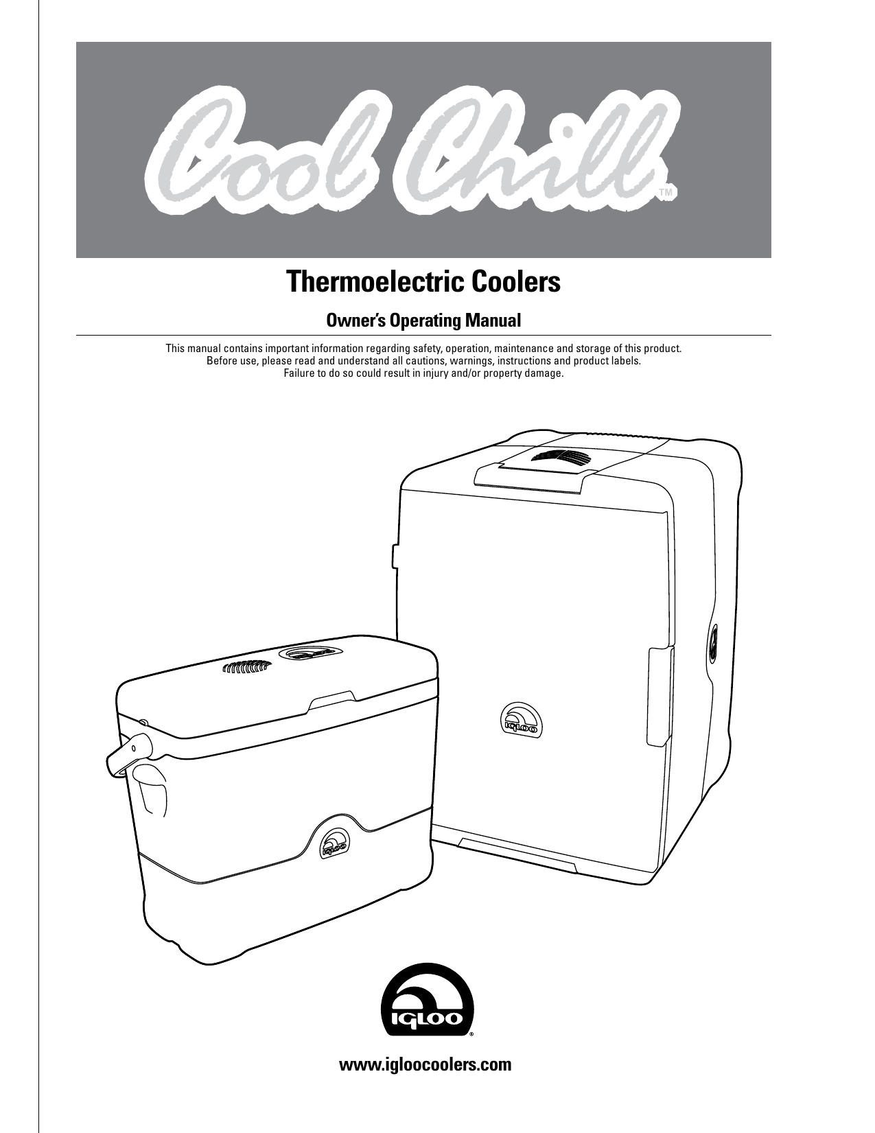 Igloo iceless cooler hot sale manual