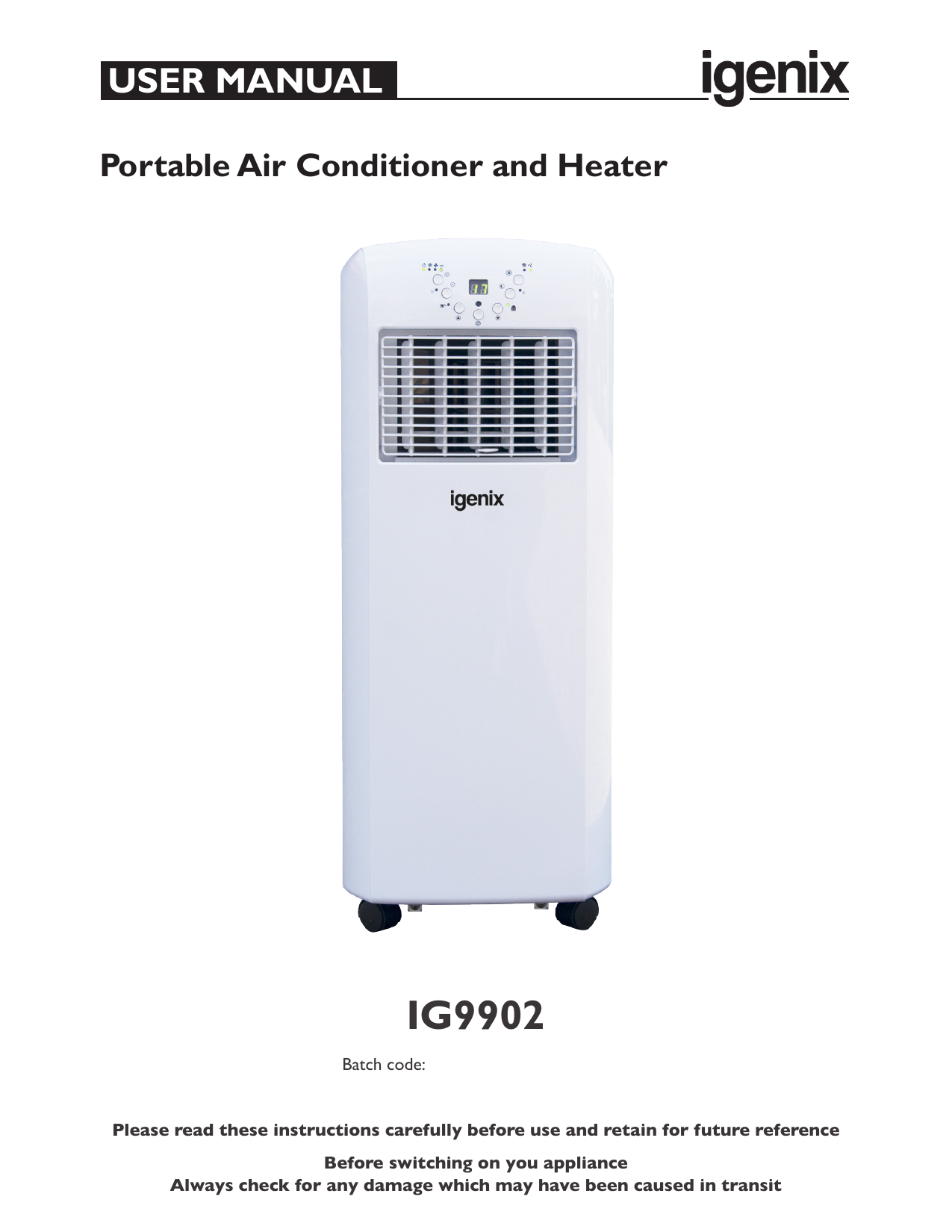 iGenix IG9902 User Manual | Manualzz