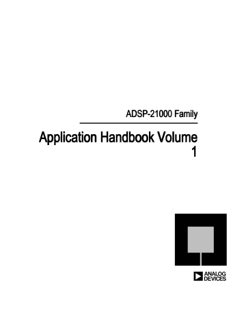Analog Devices ADSP-21000 Application Handbook | Manualzz