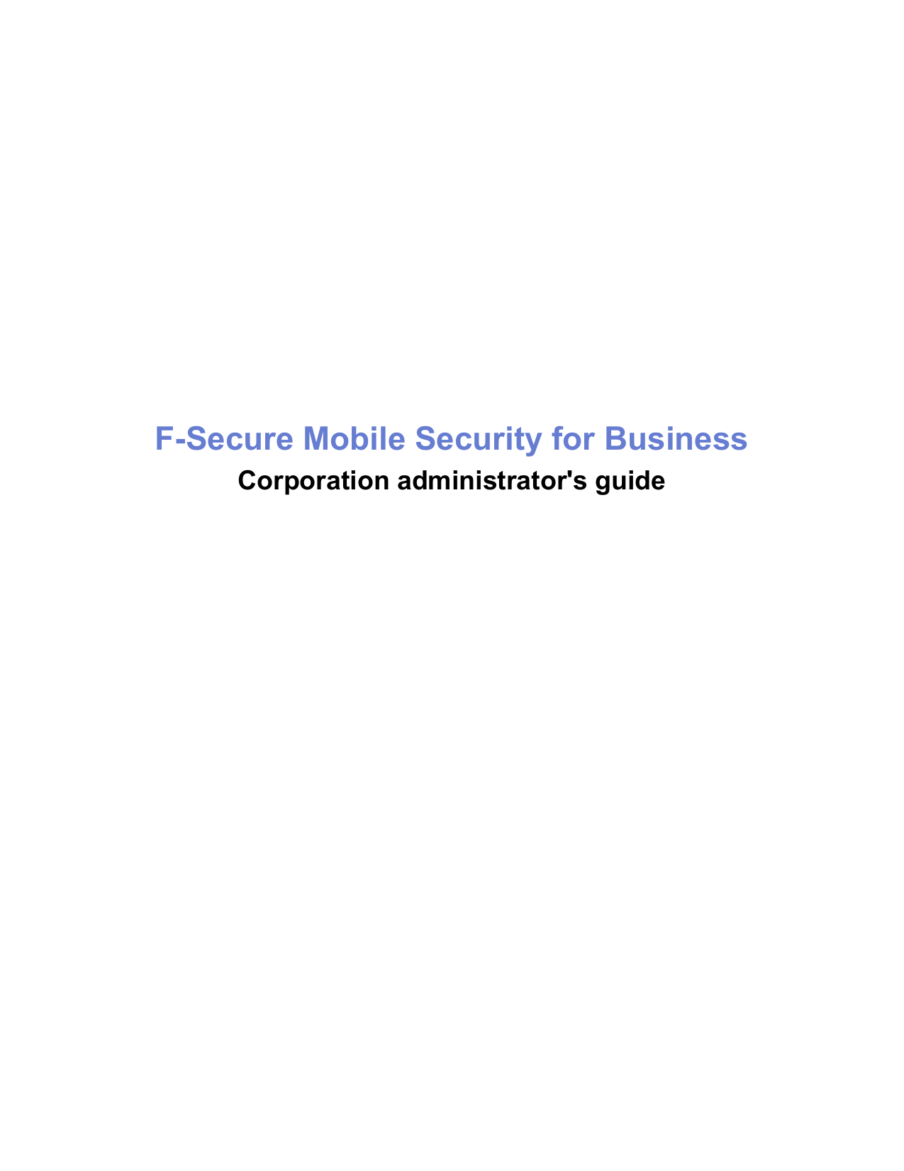 f secure mobile