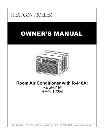 Heat Controller REG 81M, REG-123M Owner's Manual | Manualzz