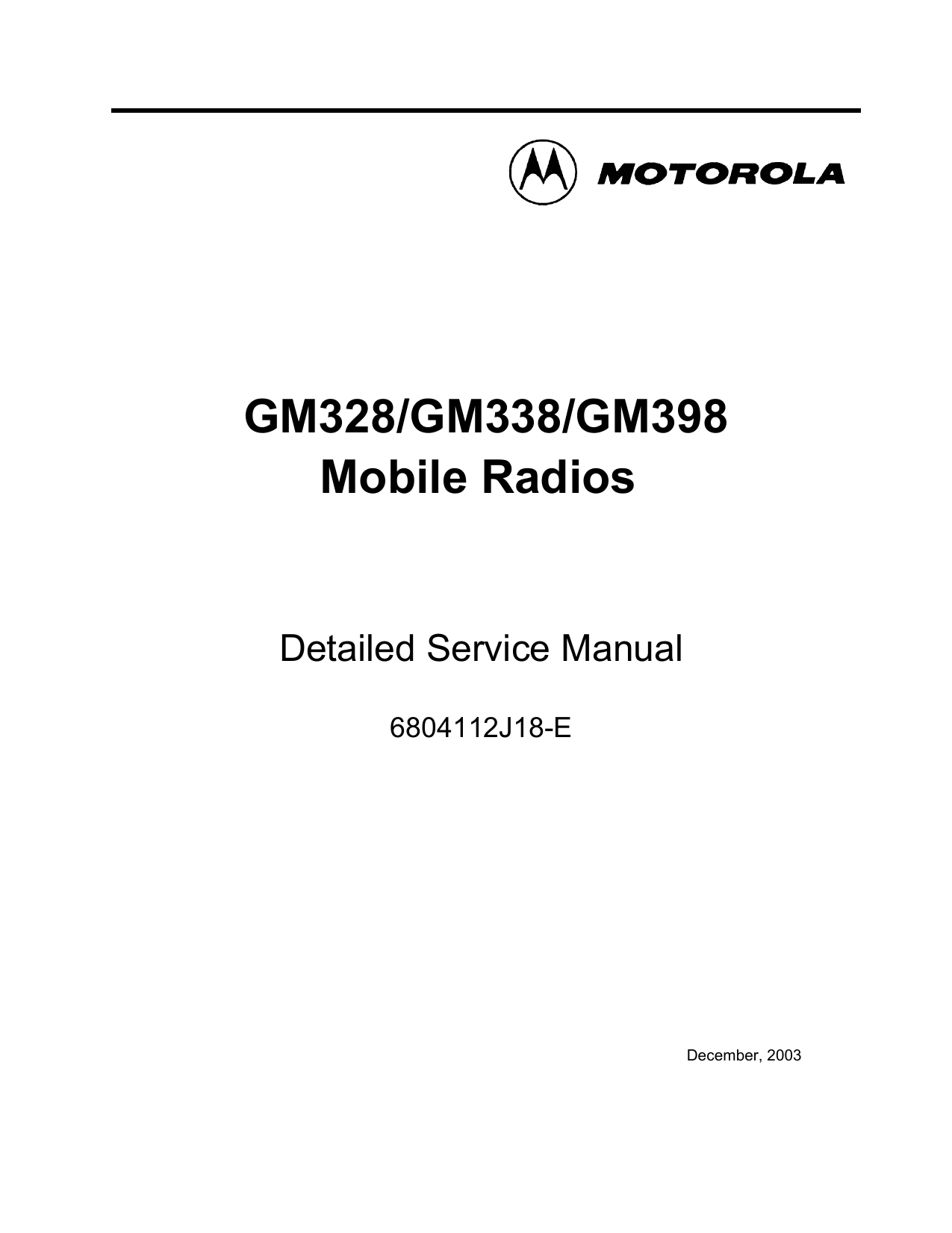 motorola gm338 pinout