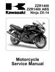 Kawasaki NINJA ZX-14 - Service Manual: 749 Pages, 17.28 MB | Manualzz