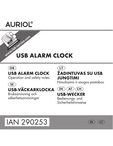 Auriol HG02918A, HG02918B User manual