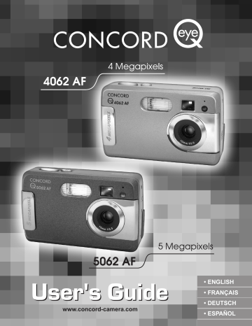 Concord Camera 5062, Eye-Q 4062AF, Eye-Q 5062AF User Manual | Manualzz