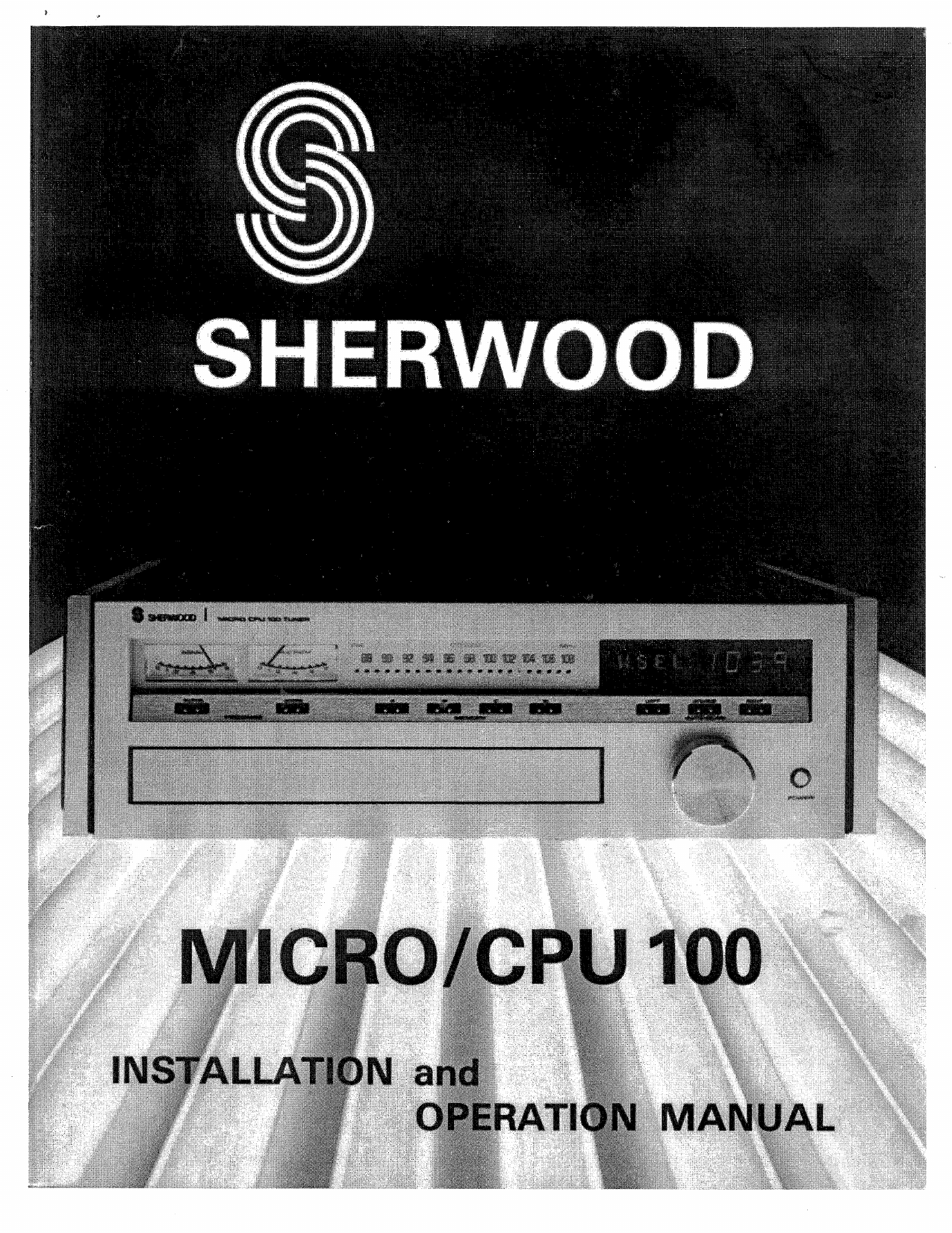 Sherwood Micro Cpu 100 Operating Instructions Manualzz