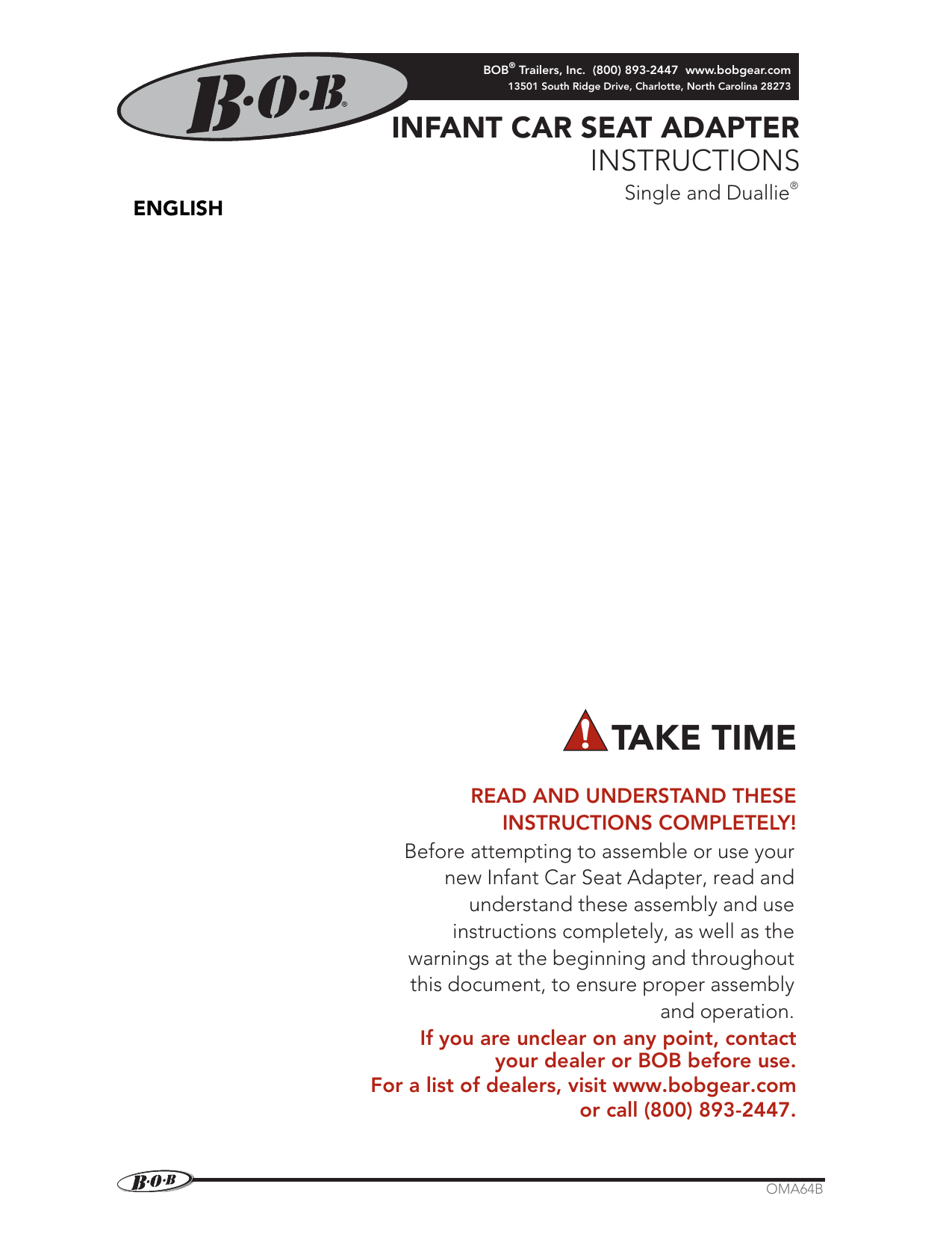 Single Instructions Manual 