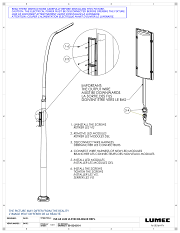 Lumec SoleCity Mid-Pole Light (ULR100) Install instructions | Manualzz