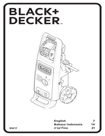 Black Decker BW17 Pressure washer Instruction Manual Manualzz