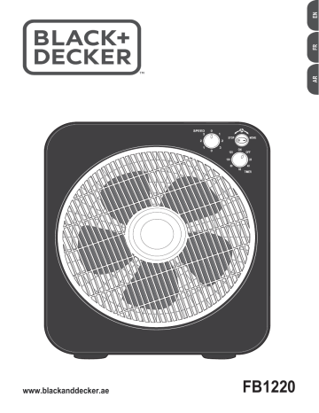 Black Decker FB1220 Fan box Instruction Manual Manualzz