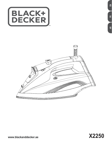 Black & Decker X2250 Iron Instruction Manual | Manualzz