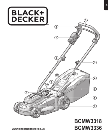 Black Decker BCMW3336 Cordless mower type h1 Instruction Manual