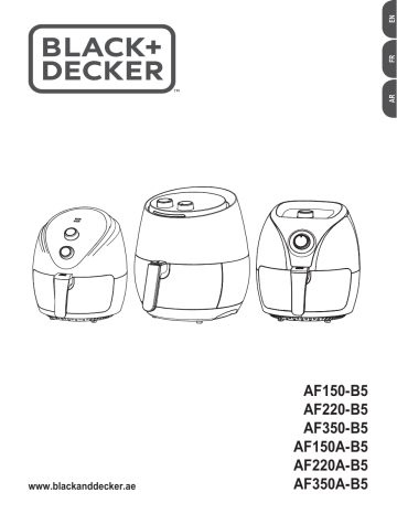 Black+Decker AF200-B5 Manual Air Fryer