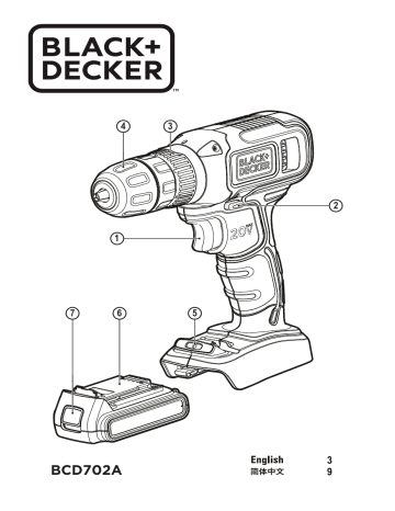 Black & Decker BCD702 Drill Instruction Manual | Manualzz