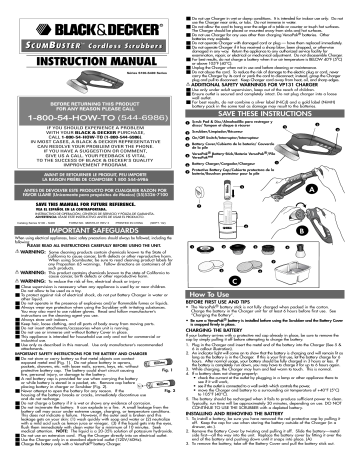 Black & Decker S400 Scumbuster Instruction Manual | Manualzz