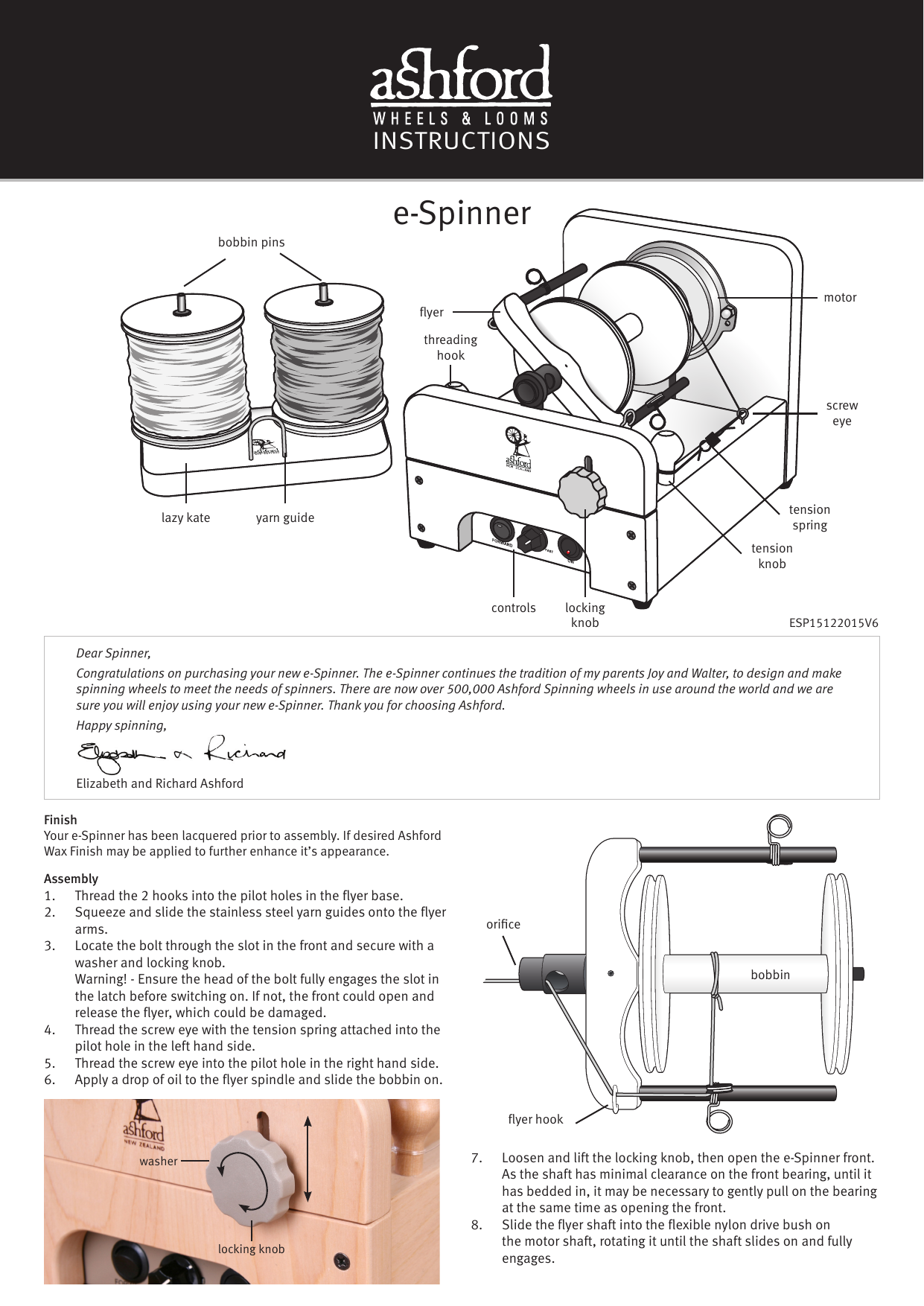 ashford handicrafts - e-spinner 3