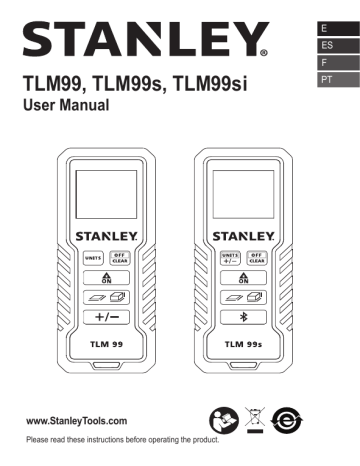 MESURE LASER TLM99 30 METRES STANLEY Garantie 2 An(s)