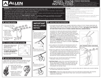 allen sports model 102db