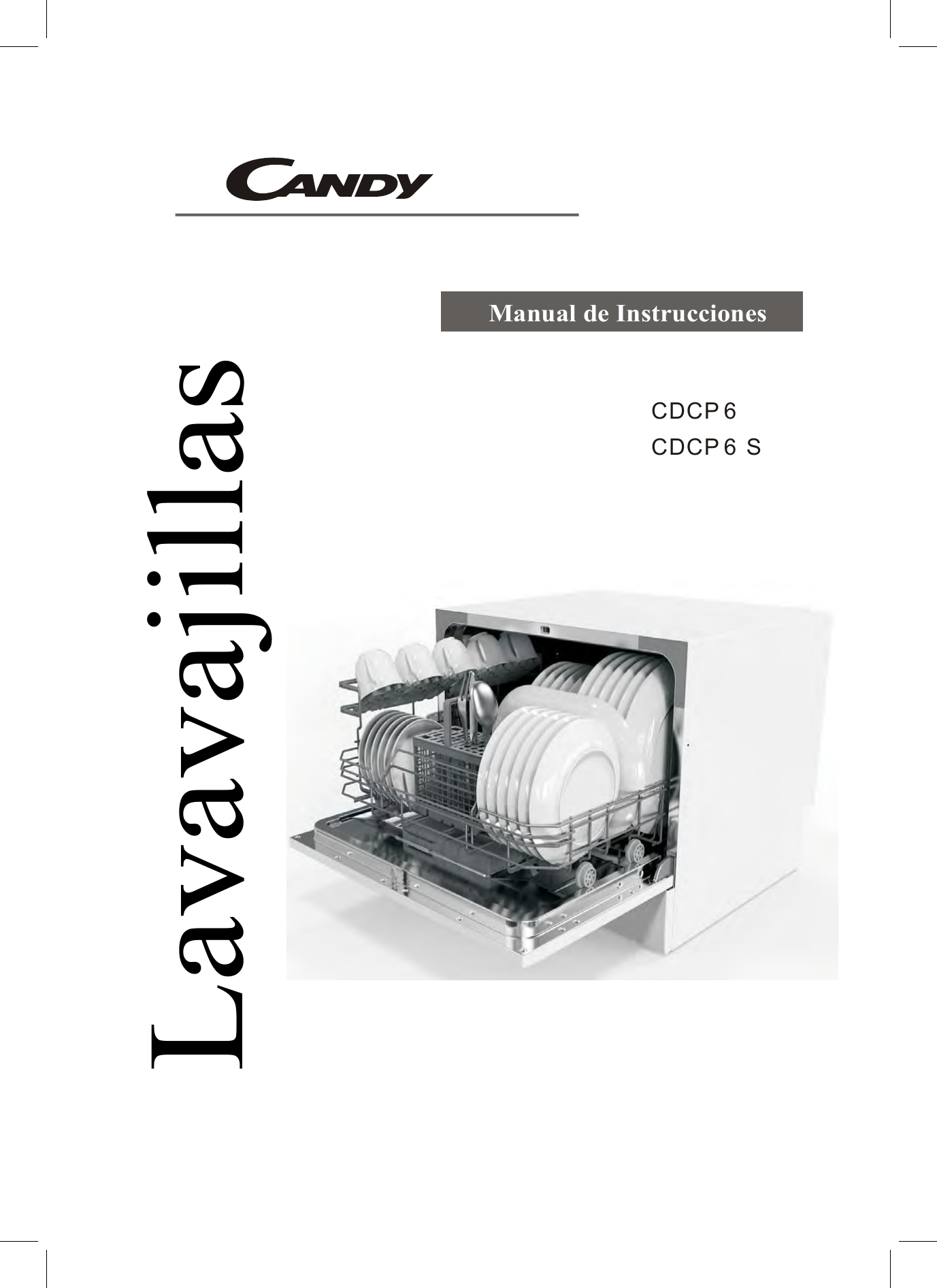 Candy CDCP 6S Dishwasher Manual de usuario | Manualzz
