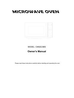 Candy CMGE23BS-UK - User manual | manualzz.com