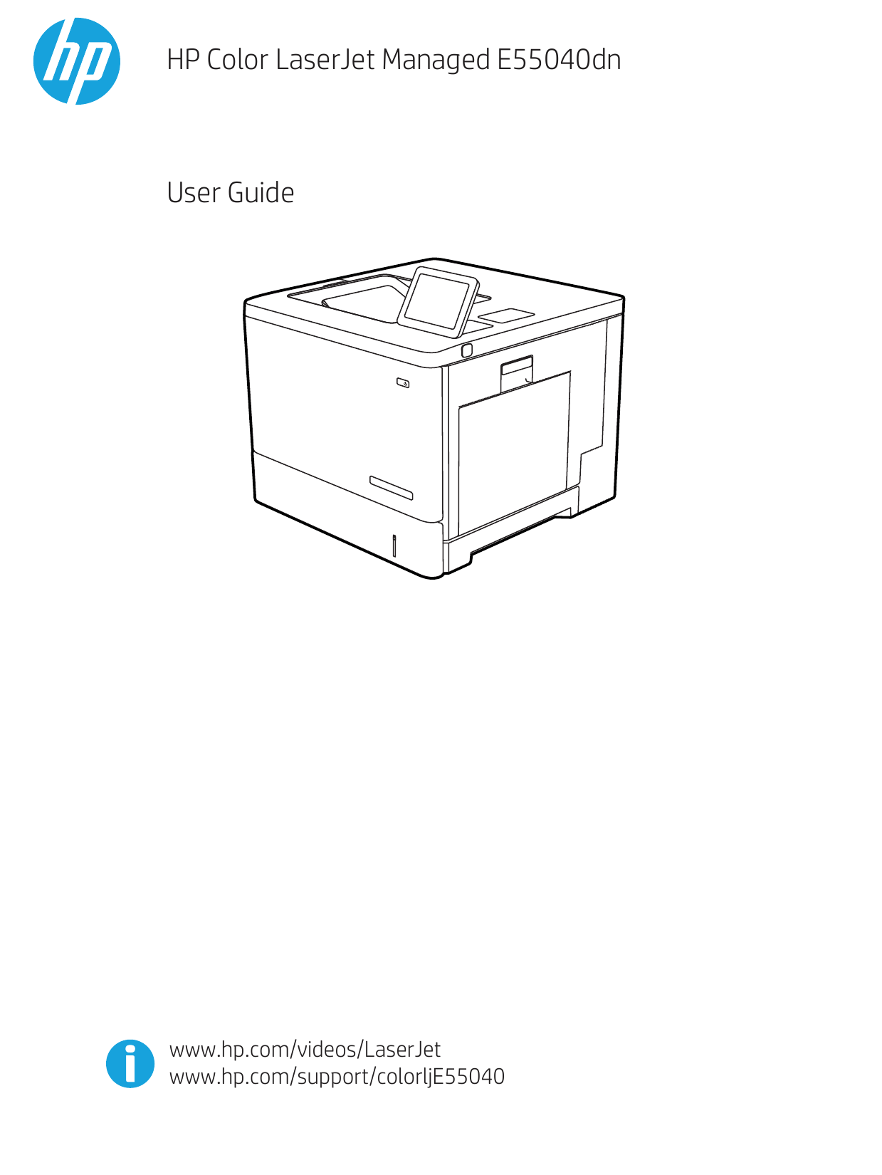 HP Color LaserJet Managed E55040 series 