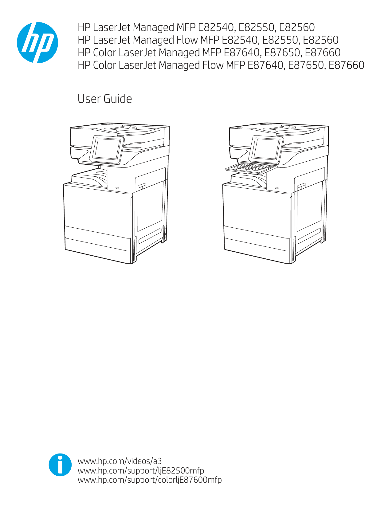 HP Color LaserJet Managed MFP E87640 