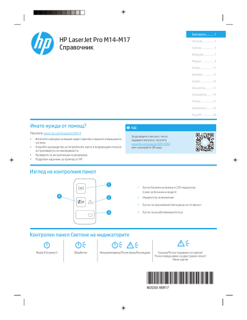 Hp laserjet pro m14 m17 как пользоваться