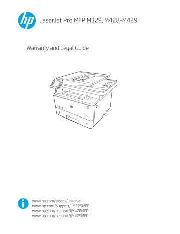 HP LaserJet Pro MFP M428-M429 f series Guide | Manualzz