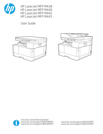 HP LaserJet MFP M443nda series User Guide | Manualzz