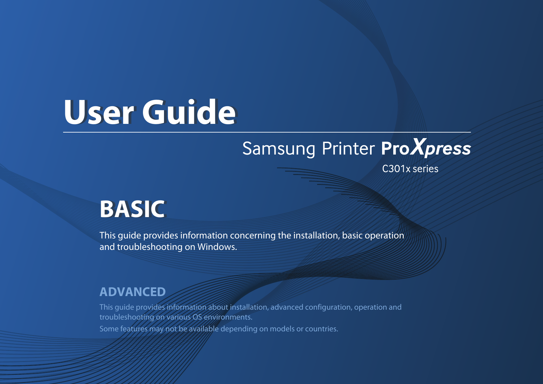 Hp Samsung Proxpress Sl C3010 Color Laser Printer Series User Guide Manualzz