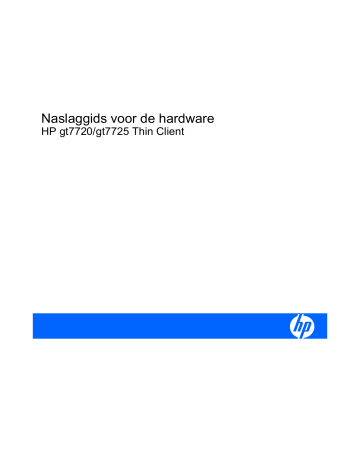 HP GT7725 THIN CLIENT Reference manual | Manualzz