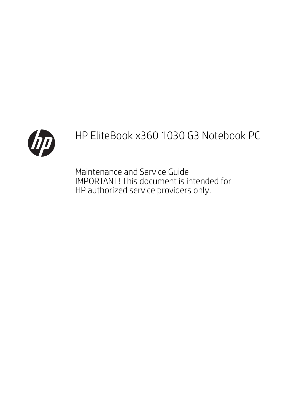 Hp Elitebook X360 1030 G3 Notebook Pc Guide Manualzz