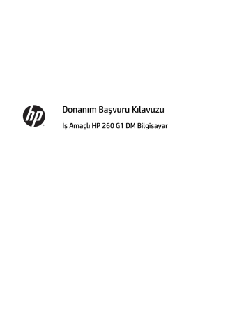 HP 260 G1 Desktop Mini PC Başvuru Kılavuzu | Manualzz