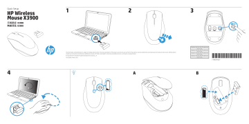 HP X3900 Wireless Mouse Quick Setup guide | Manualzz