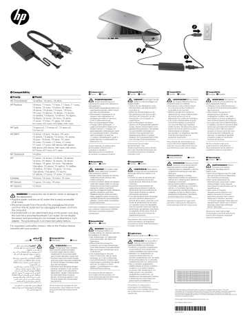 Adattatore AC Smart Power Originale HP 90W Per Laptop HP - Foto 2