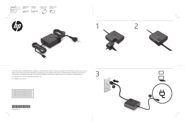 HP USB-C Travel Power Adapter 65W | Manualzz