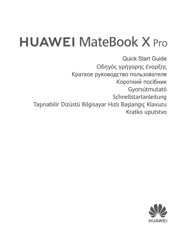 Huawei Matebook X Pro 2020 Kullanim Kilavuzu Manualzz