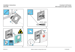 ASCOM TELECARE - Quick start guide, Installation instructions