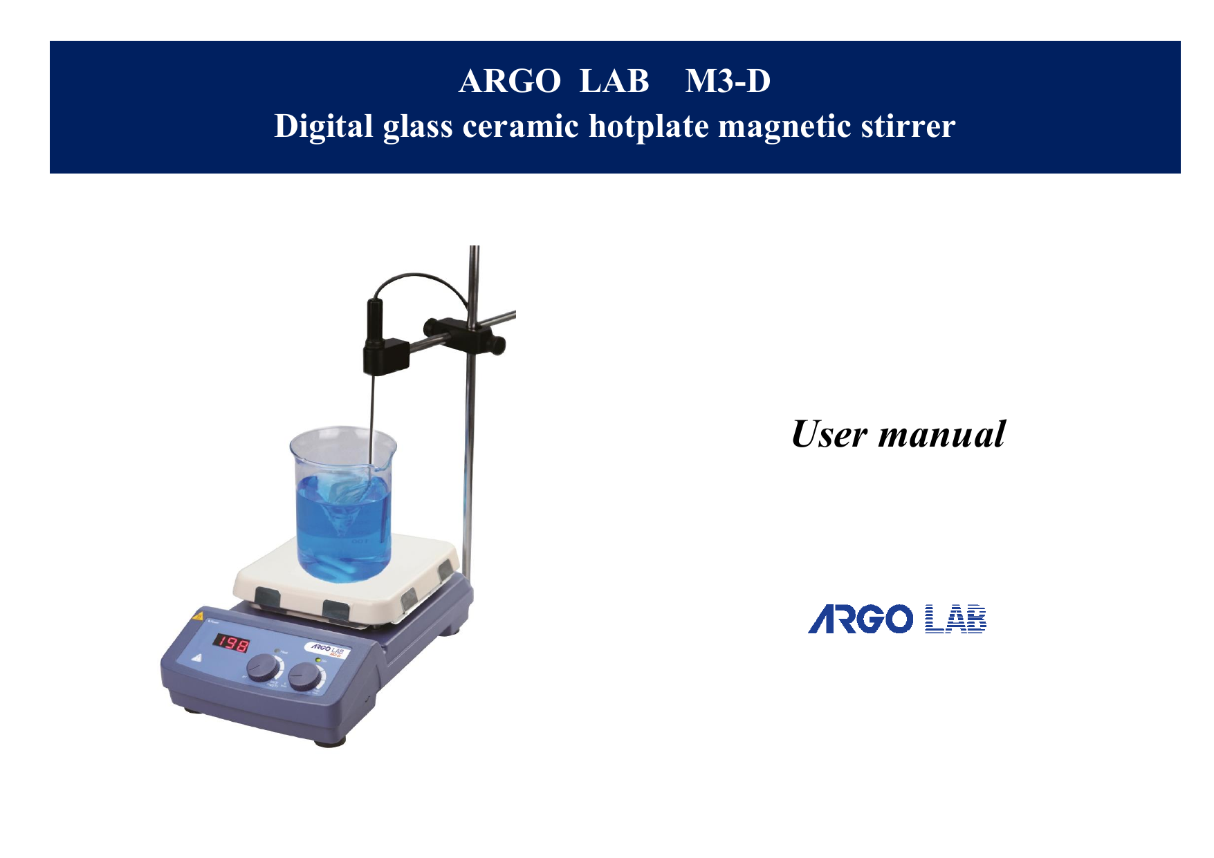 Agitatore magnetico ARGOLAB M3-D