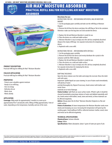 air MAX 900 g L246 Instructions For Use | Manualzz