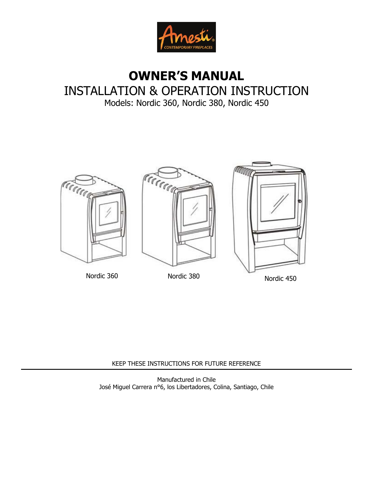 Amesti Nordic 360 Owner's Manual | Manualzz