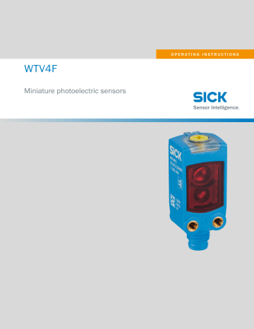SICK WTV4F Istruzioni per l'uso | Manualzz