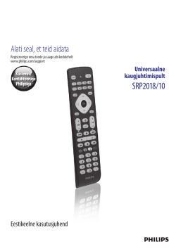 Telecomando Philips SRP2018/10