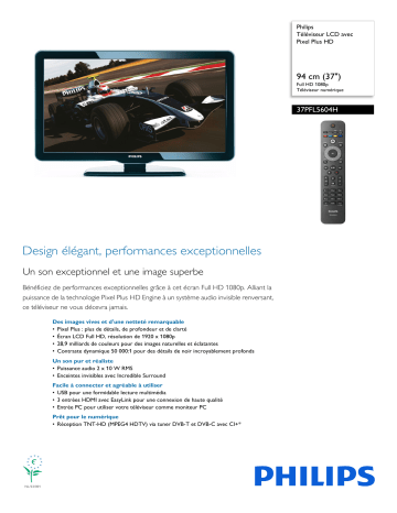 Philips 37PFL5604H 12 TV LCD Fiche Technique De Produit Manualzz philips-37pfl5604h-12-tv-lcd-fiche-technique-de-produit-manualzz
