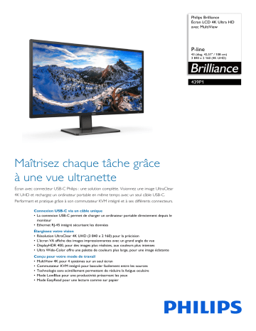 Монитор philips 439p1 обзор