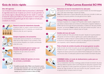 Philips lumea essential online instrucciones