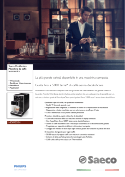 Saeco HD8925/01 - Instructions, Owner's 