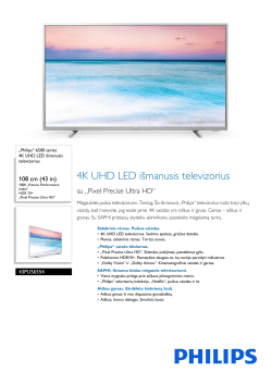 Philips 43pus6554 12 Owner S Manual Quick Start Guide User Manual Manualzz Com